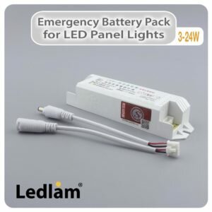 Battery Pack for LED Panel Lights 3-24W