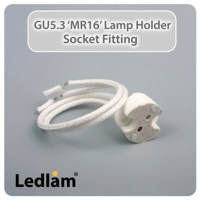 MR16 (GU5.3) Lamp Holder Socket Fitting