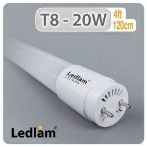 T8 4ft (1200mm) 20W LED Tube
